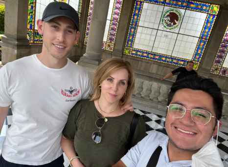 Stories and Smiles Beneath Stained Glass Beauty