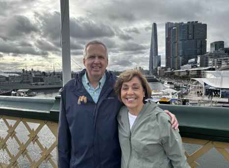 Smiles Over Sydney Skyline