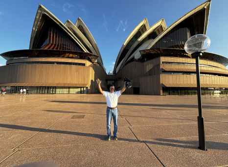 Feeling on top of the world in Australia’s golden light