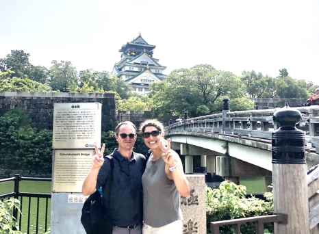 Joyful Moments at Osaka Castle