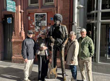 Rock Legends Unite: A Snapshot with a Musical Icon