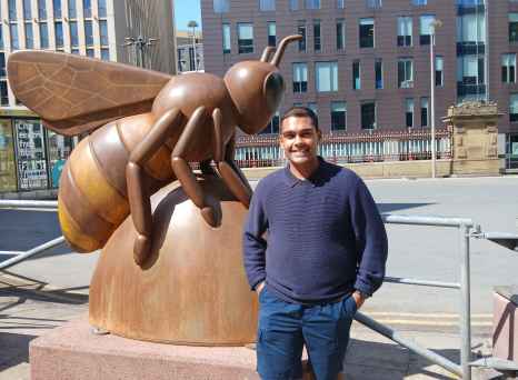 The Art of Happiness: Standing Tall with the Busy Bee