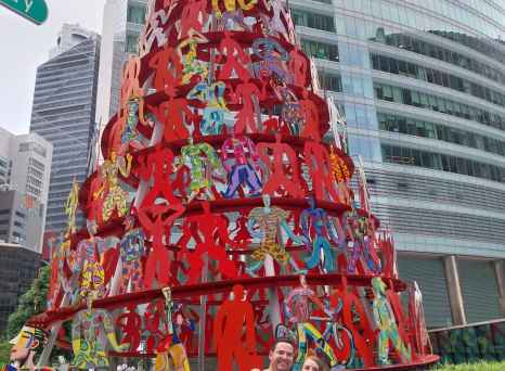 Standing Tall with a Burst of Color