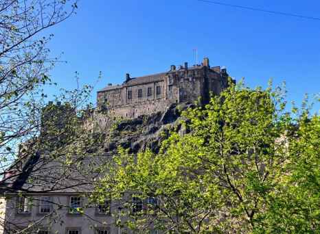 Majestic Heights: The Castle in Spring