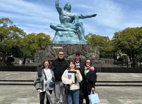 Peaceful Moments at Nagasaki Peace Park