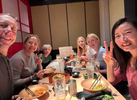 A Warm Japanese Dinner with New Friends