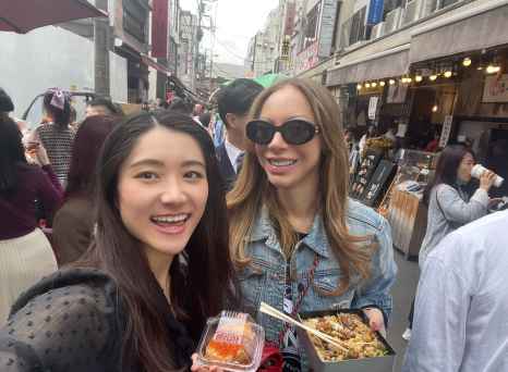 Street-Side Bites and Big Smiles in Japan