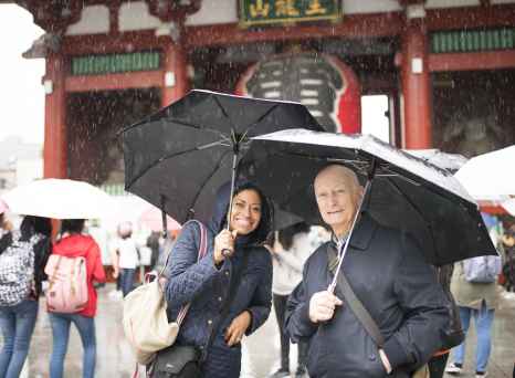 Soaking in the Atmosphere at Senso-ji on a Rainy Japan Day