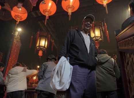 Embraced by Tradition: A Visitor's Awe in Red Lantern Light