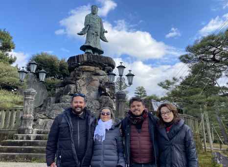 Beneath the Watchful Sky: A Statue's Serenity