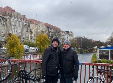 Serenity on a Rainy Bridge