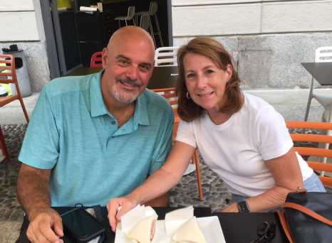 Relaxing Over a Simple Italian Bite