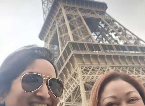 Iconic Views Framed by Laughter