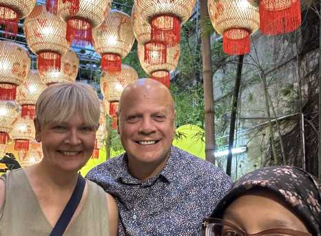 Smiles Under the Lanterns