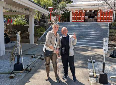 Joyful Moments at the Shrine