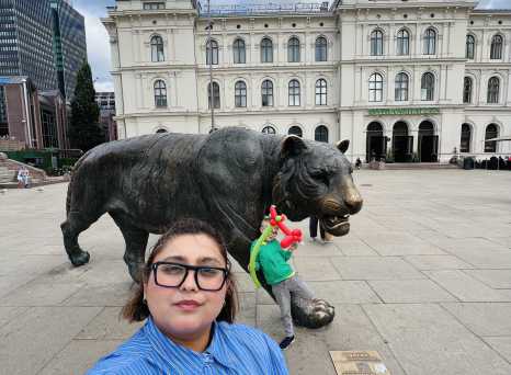 Stripes and Statues: A Day in the Vibrant Square