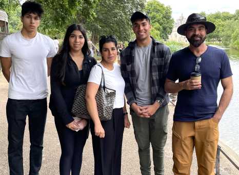 Candid Smiles and Nature's Embrace