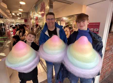 Colorful Smiles and Swirls of Delight