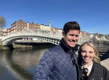 Joyful Moments at the Iconic Ha'penny Bridge