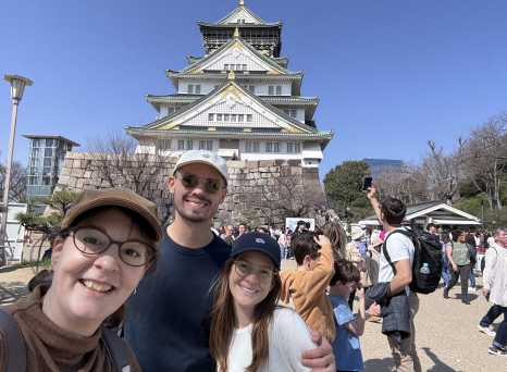 Joyful Moments at Osaka Castle