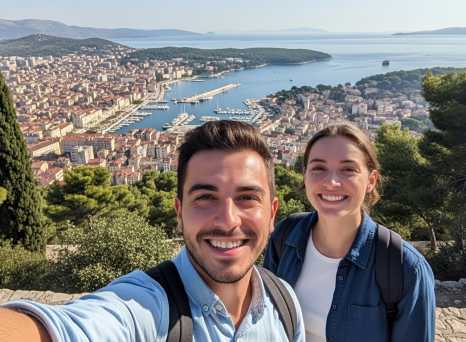 Taking In Breathtaking Views After a Scenic Climb