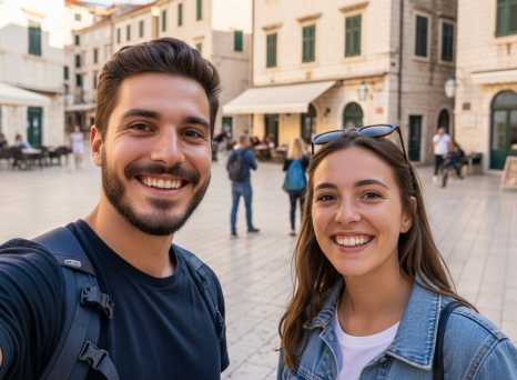 Golden-Hour Wandering Through Historic Squares