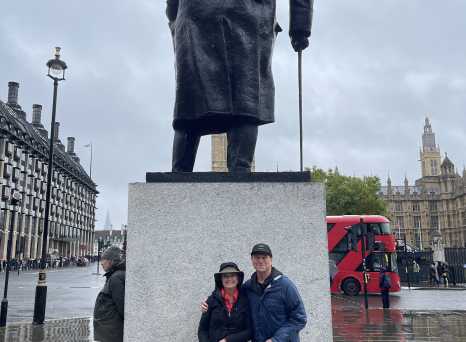 Rainy Day Reflections at Westminster