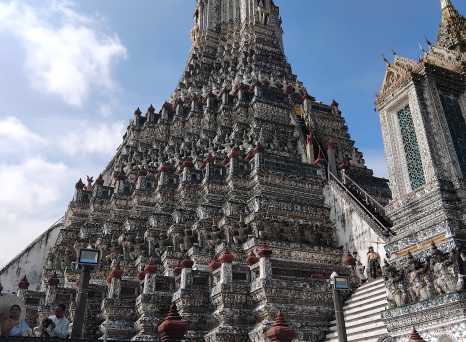 Awestruck Wanderer at Wat Arun: A Spiritual Journey