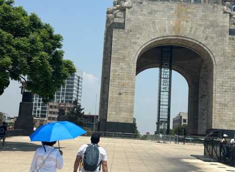 Under the Blue Umbrella: A Stroll Through History