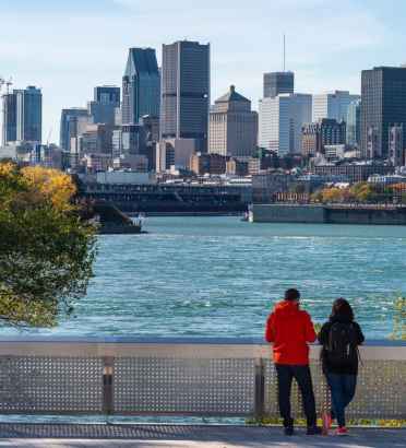 Sunrise to sunset in Montreal