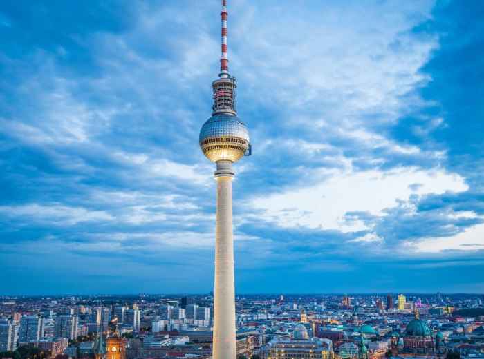 View of Berlin by Night 