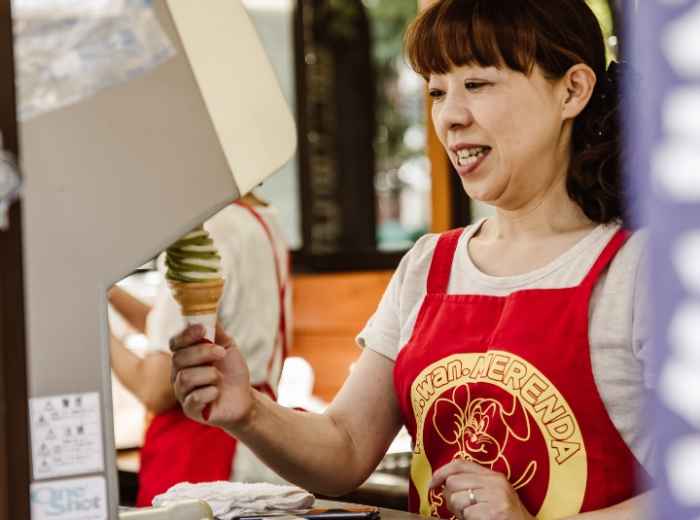 Soft cream from Hakko Gakuen