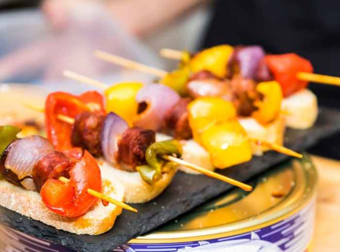 Feast on Pintxos on Carrer de Blai Street
