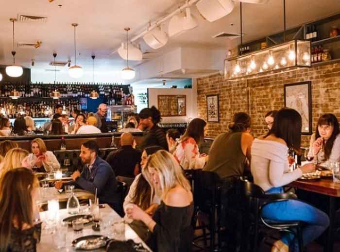 Late night dinner and cocktails at Big Poppa’s