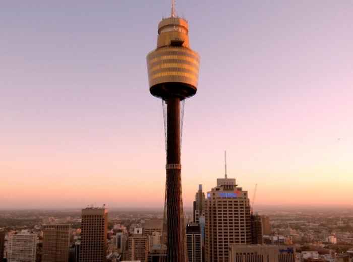 Sunset cocktails in the Sydney Tower