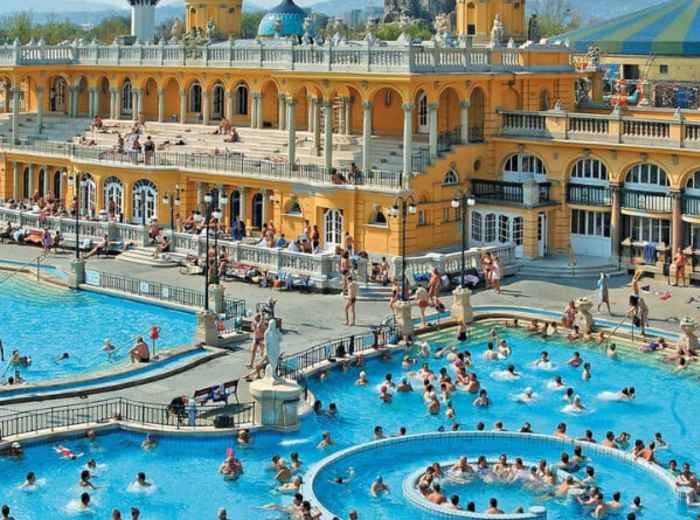 Relax at the Szechenyi Baths