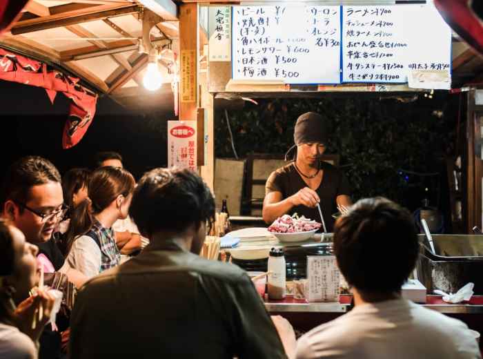 Eat at ‘yatai’ food stands