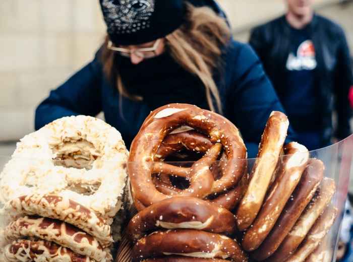Street food at food markets
