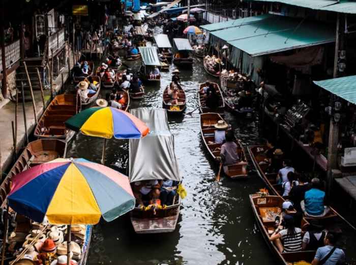 Boat Cruise Along The River And Up The Canals