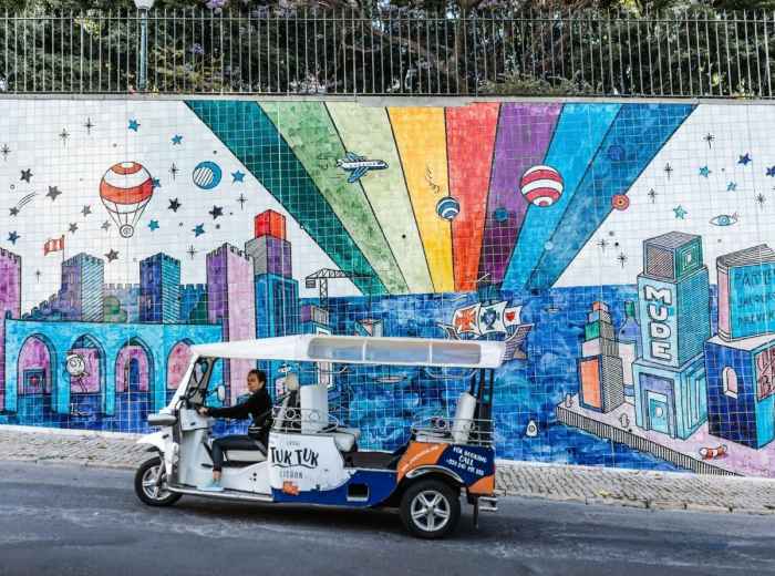 Hit the sidewalks for edgy street art