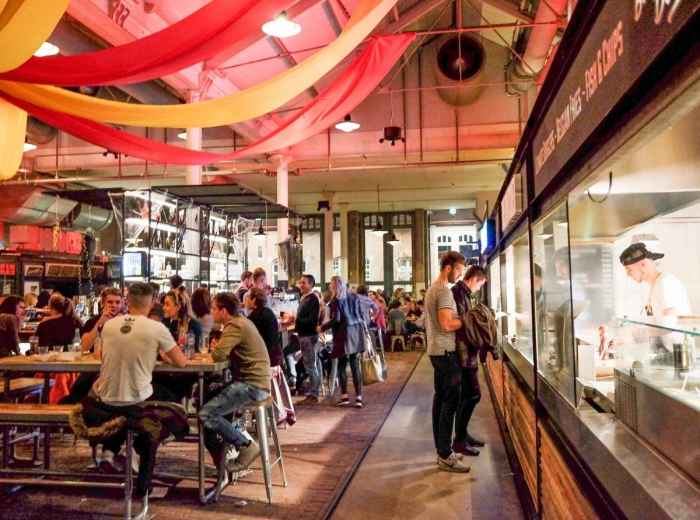 Indoor Street Food at Foodhallen