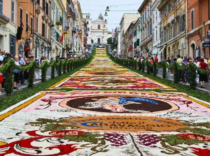 Infiorata di Genzano flower festival