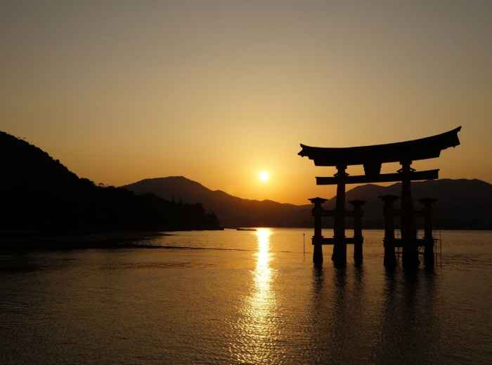 Itsukushima Shrine (currently under renovation until fu