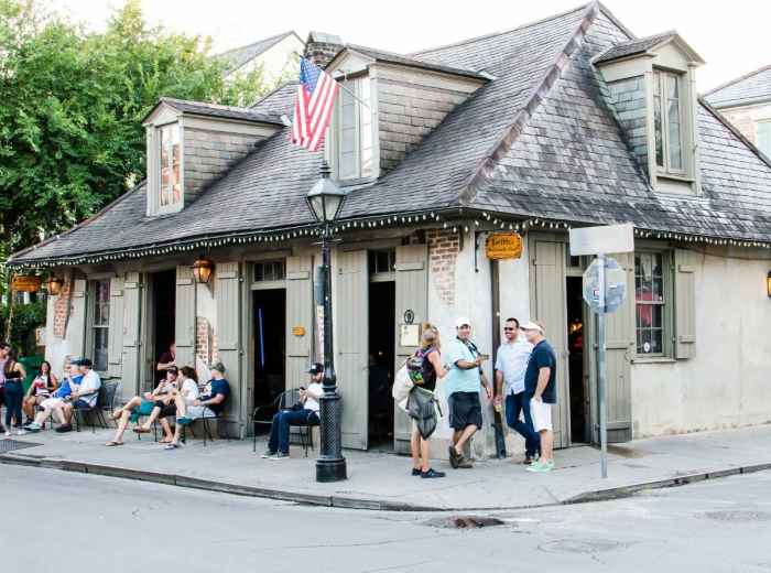 Head to Lafitte’s Blacksmith Shop