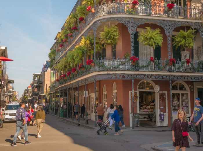 Wander through the French Quarter