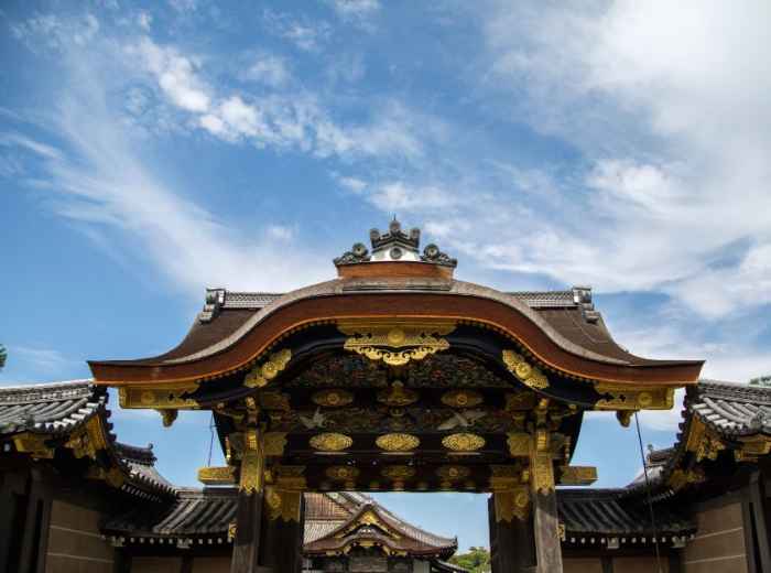 The famous Nijo Castle in Kyoto, Japan