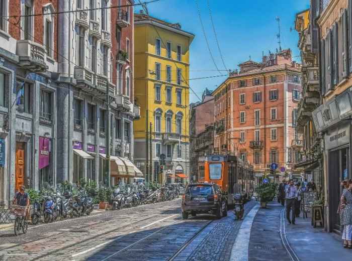 Milan's bohemian district