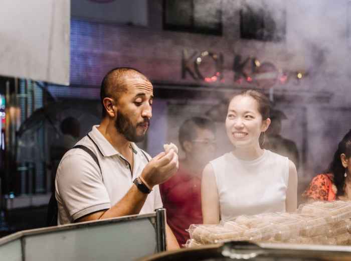 Go off the beaten path and explore food spots