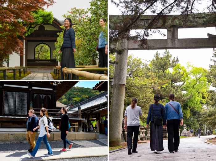 Exploring hidden Kyoto is recommended