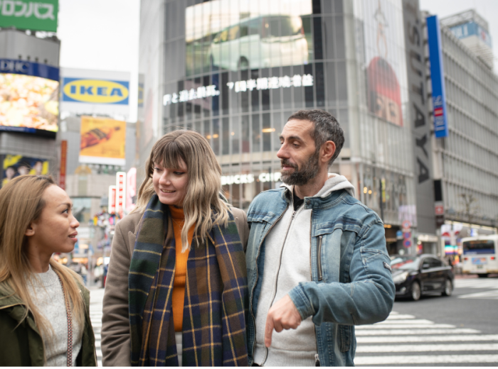 City Unscripted helpful private guides navigate in Toky